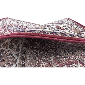 wish carpet kashmiri persian silk carpet for hall 270x330 red color - 9 x 12 feet