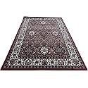 Wish Carpet Kashmiri Persian Silk, Carpet for Living Room, Drawing Room &amp; Anywhere in Your Home Maroon Color - 3 x 5 Feet