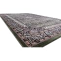 Wish Carpet Kashmiri Silk Carpet 3 x 5 Feet Carpets for Living Room Colour Green
