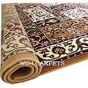 Wish Carpet Kashmiri Silk Carpet 4 x 6 Feet Carpets for Living Room Colour Gold