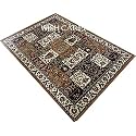 Wish Carpet Kashmiri Silk Carpet 6 x 9 Feet Carpets for Living Room Colour Gold