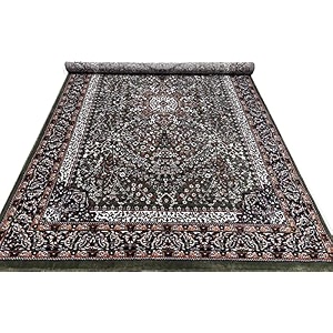 wish carpet kashmiri silk carpet 8 x 11 feet carpets for living room colour green