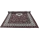 Wish Carpet Kashmiri Silk Carpet for Living Room, Drawing Room &amp; Anywhere in Your Home (180x270 Red Color) - 6x9 Feet