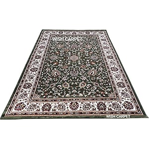wish carpet kashmiri silk traditional design extra soft carpet for living room bed room size - 5 x 7 feet