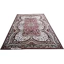 Wish Carpet Kashmiri Traditional Silk Carpet Persian Design 270x330cm 9 Feet by 12 Feet Color-Multi