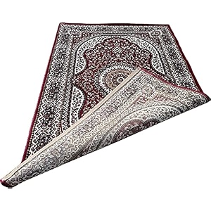 wish carpet royal look traditional carpet collection with 1 inch thickness 4 x 6 feet colour red