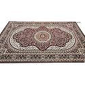 Wish Carpet Royal Look Traditional Carpet Collection with 1 inch Thickness 9 X 12 Feet Colour Red