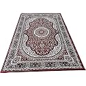 Wish Carpet Royal Look Traditional Carpet Collection with 1 inch Thickness 3 X 5 Feet Colour Red