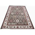 Wish Carpet Royal Look Traditional Carpet Collection with 1 inch Thickness 3 X 5 Feet Colour Black