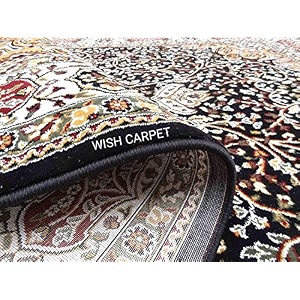 wish carpet runner for bedroom size 2 x 6 feet colour black