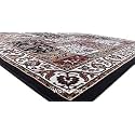 Wish Carpet Traditional Persian Design Extra Look Carpet for Living Room, Bedroom and for Hall Size 4 X 6 Feet Color-Multi
