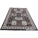 Wish Carpet Traditional Persian Design Extra Look Carpet for Living Room, Bedroom and for Hall Size 9 X 12 Feet Color-Multi