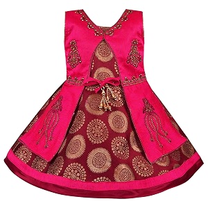 Wish Karo Baby Girls Frock Dress-fe2767