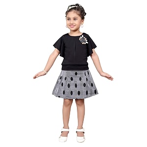 Wish Karo Baby Girls Top and Skirt