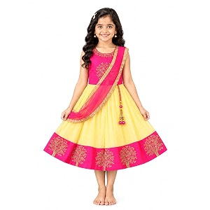 Wish Karo Girls Ethnic Lehenga Choli Dress