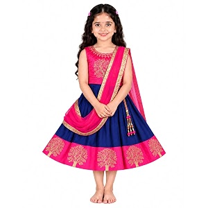 Wish Karo Girls Ethnic Lehenga Choli Dress