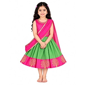 Wish Karo Girls Ethnic Lehenga Choli Dress