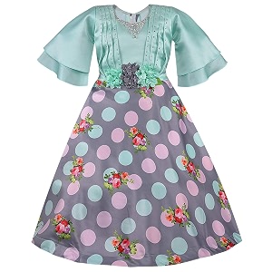 Wish Karo Girls Long Dress Gown for