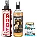 WishCare Collagen Boosting - Advance Repair Night Cream&amp;Pure Cold Pressed Sweet Almond Oil and Glowing Skin &amp; Face - 200ml&amp;WishCare Rose Water