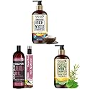 WishCare Fermented Rice Water Shampoo &amp;WishCare Pure Cold Pressed Natural Unrefined Jojoba Oil &amp;WishCare Tea Tree Mint Shampoo