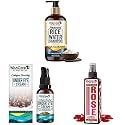 WishCare Fermented Rice Water Shampoo, Collagen Boosting Under Eye Cream & Rose Water