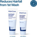 WishCare Multi Peptide Anti Hairfall Shampoo & Conditioner Combo | Rice Water, Rosemary (2 Items in the set)