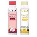 WishCare Tinted &amp; Untinted Ceramide Lip Balm for Dark Lips with SPF 50 &amp; Kojic Acid (5gm + 5gm),Assorted