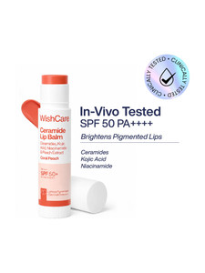 WishCare Tinted Ceramide Lip Balm with SPF50