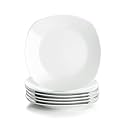WishDeco Ceramic Appetizer Plates Set of 6, Small Dessert Plates 7.5 inch