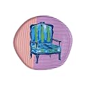 The Wishing Chair Armchair Metal Wall Plate