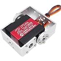 20KG RC Servo RDS3218 Digtal Servo 270°Waterproof Robot Arm Servo High Torque Dual Ball Bearing Full Metal Gear Servo with U Mounting Bracket for RC Car Robot DIY 1/8 1/10