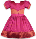 Wishkaro Girls MidiKnee Length FestiveWedding Dress