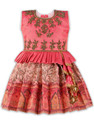 Wishkaro Girls MidiKnee Length FestiveWedding Dress