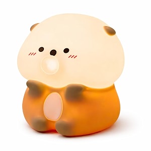 WISHKEY Bubble Blowing Otter Night Light for