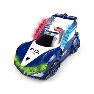 wishkey plastic bump and go car toy for kids battery operated racing car toy with music and flashing lights toy car with dancing hood assorted 3 years pack of 1