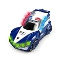 WISHKEY Plastic Bump and Go Car Toy for Kids, Battery Operated Racing Car Toy with Music and Flashing Lights, Toy Car with Dancing Hood, Assorted, 3+ Years (Pack of 1)