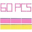WISHKEY Foam Dart Set for Kids to Play with Toy Gun, Non-Sticky Refill Darts for Foam Blaster Guns, Soft Suction Bullet Dart with Soft and Round Plastic Head for Boys &amp; Girls (Pack of 60, Multicolor)