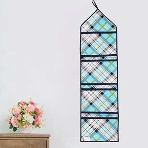 wishland multipurpose wall hanging organizer with 4 pocketsset of 1 blue
