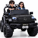 Wishmaster Big Jumbo Size 4x4 Off-Road Electric Car With Openable Doors Big Wheels Jeep Battery Operated Ride On