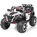 Battery Operated Jeep for Kids, Ride on Toy with Light &amp; Music | Baby Rechargeable Battery Car | Electric Jeep for Kids to Drive 3 to 8 Years Boy Girl (6 Month Warranty, White)