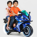 Wishmaster Fully Assembled Big Size Motorbike USB & Music Player Toy For 3 To 12 Years Bike Battery Operated Ride On