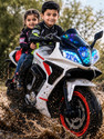 Wishmaster Big Size Electric Motorbike USB & Music Player Toy For 3 To 12 Years Bike Battery Operated Ride On