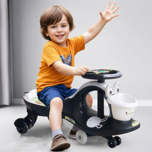 wishmaster magic swing rider for kids boys and girls twister panda car rideons  wagons non battery operated ride on