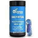 WishNew Wellness DAILY RITUAL Multivitamin for Men 50+ | Enhanced with MCT, Ashwagandha &amp; Ginkgo | 60 Delayed Release Capsules for Optimal Wellbeing