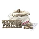 WISSNER aktiv lernen - Set of 170 tower numbers made of RE-Wood®, in a cotton bag