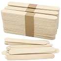 WISYOK 120Pcs 5.9 Inch Jumbo Craft Sticks, Wood