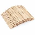 WISYOK Coffee Stirrers, 600Pcs, 5.5 Inch, Birch Wood