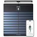 Withings Body Scan Smart Scales With 6-Lead ECG, Segmental Body Composition Analysis, Weighing Scales Body Weight &amp; Vascular Age, Visceral Fat, AFib Detection, Heart Rate, Nerve Health (White)