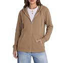 Witsmile Zip Up Hoodie Women Plus Size Hood Sweatshirt Soft Knit Stretchy
