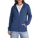 Witsmile Zip Up Hoodie Women Plus Size Hood Sweatshirt Soft Knit Stretchy